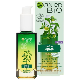 Garnier bio hemp възстановяващо нощно олио 30мл