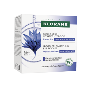 Klorane cornflower изглаждащи и успокояващи пачове за очи с органична синя метличина 7х2бр.