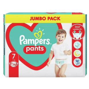 Pampers пелени-гащи jp размер 7 / 17+кг./ х38