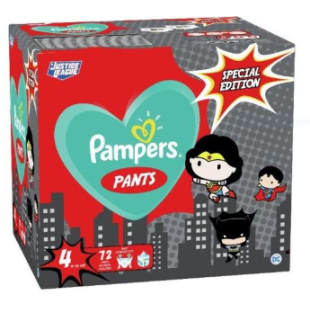 Pampers warner bros пелени-гащи gpp размер 4 / 9-15кг./ х72