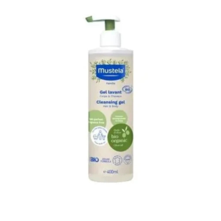 Mustela Organic измиващ гел 400мл