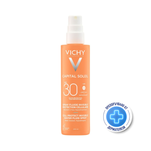 Vichy Soleil SPF 30 cell protect флуиден спрей за лице и тяло 200 мл 810890