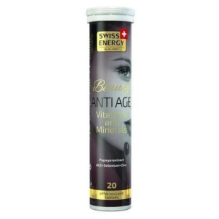 Антиейдж ефервесцентни таблетки х 20 swiss energy