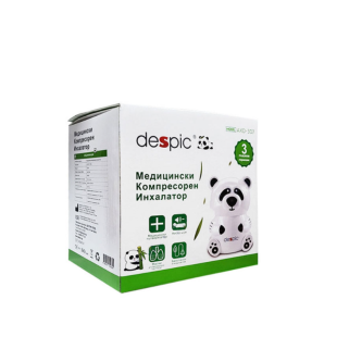 Компресорен инхалатор панда AXD-307 с  играчка панда Despic