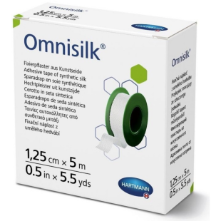 Hartmann Omnisilk копринена фиксираща лента 5М/1,25 СМ 900430