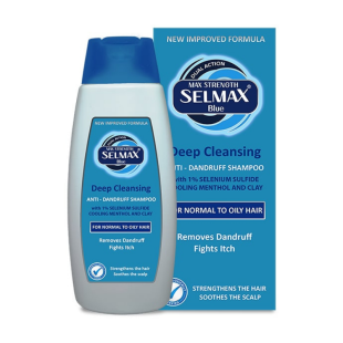 Selmax Blue deep cleansing почистващ шампоан против пърхот 200 мл
