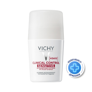 Vichy Deo Clinical Control  Дезодорант рол-он против изпотяване 96ч 50 мл
