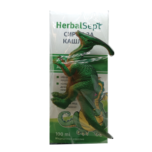 Хербал Септ сироп за кашлица 100 мл + играчка