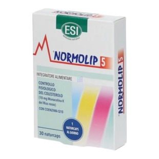 Нормолип 5 капсули за контрол на холестерола х30