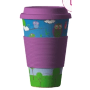 Еко чаша от Бамбук Бухали 400мл Подарък