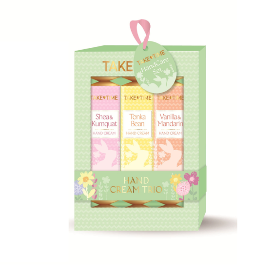 TAKE TIME Пролетен бонбон сет с 3 вида крем за ръце