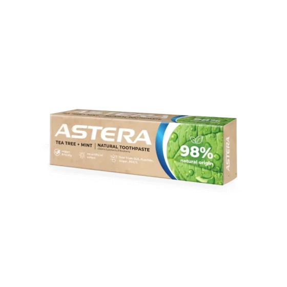 Паста за зъби  Astera Natural Tea Tree+Mint 75 мл