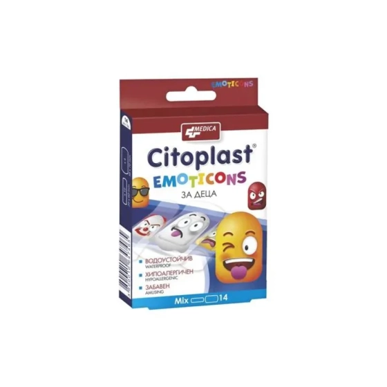 Citoplast Emoticons за деца 2 размера х14 броя Medica