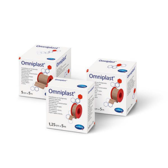 Hartmann Omniplast Текстилна фиксираща лента 5см x 5м х1 брой 900442