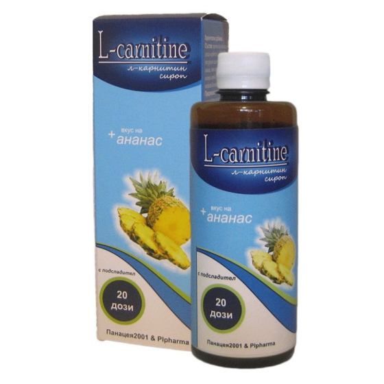 Л-карнитин + ананас капки за отслабване 1000мг 400мл