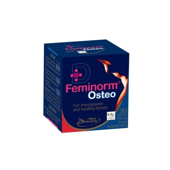 Феминорм Остео капсули при менопауза и за здрави кости 450 мг х30