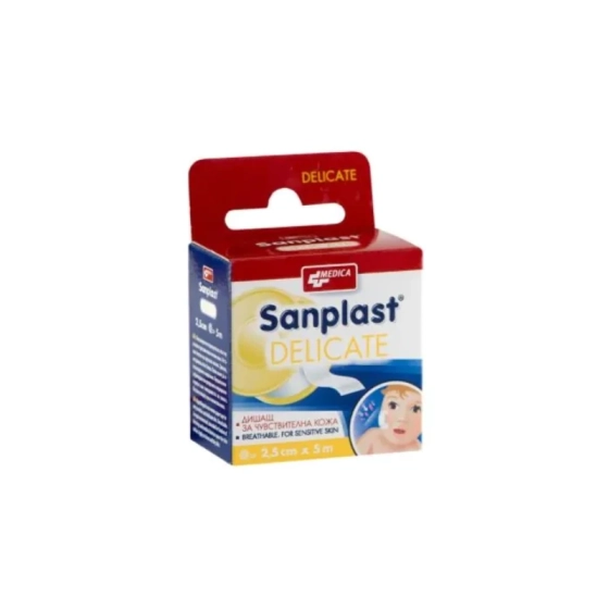 Sanplast delicate за силно чувствителна кожа 2,5см/5м