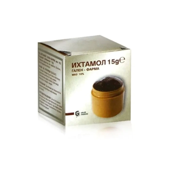 Ихтамол унгвент с антисептично действие 10% 15г Гален фарма