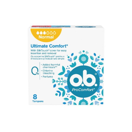 Дамски тампони комфорт нормал х8 О.В.