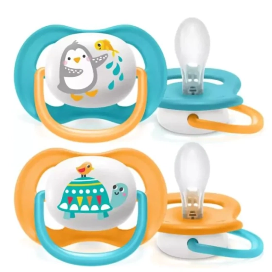 Ортодонтични залъгалки Ultra Air Animals Boy 6-18м. 2бр Avent