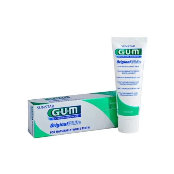 Паста за зъби избелваща original white 75мл GUM