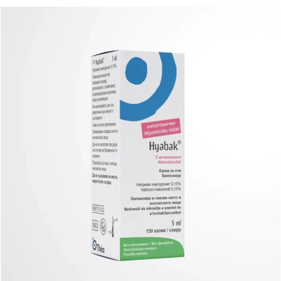 Хиабак Протектор овлажняващи капки за очи 5мл