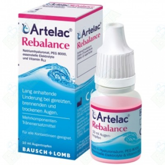 Артелак Ребаланс капки за овлажняване на очите 10мл