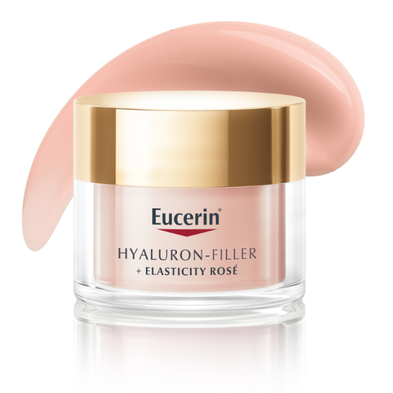 Eucerin hyaluron-filler+elasticity SPF30 Rose озаряващ дневен крем 50мл