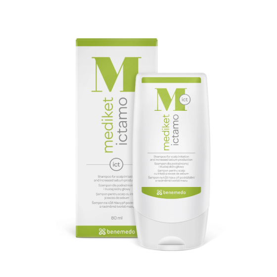 Benemedo Mediket Ictamo Шампоан за проблемен мазен скалп 80 мл