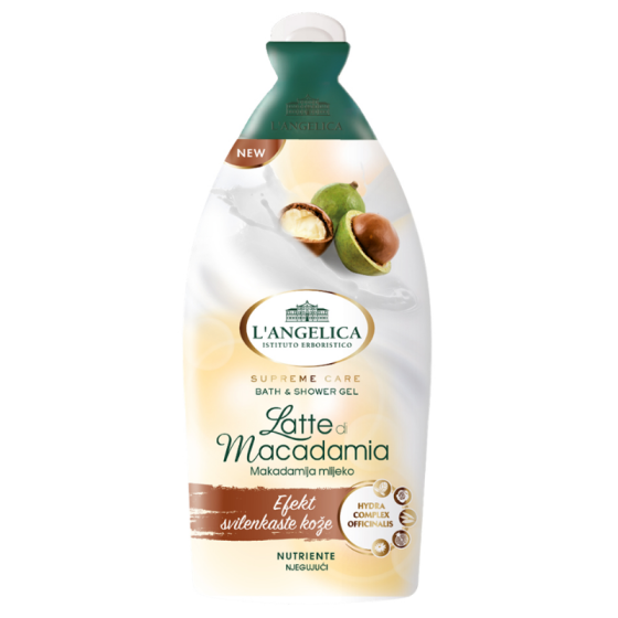 Душ-гел с масло от макадамия 500мл L'angelica