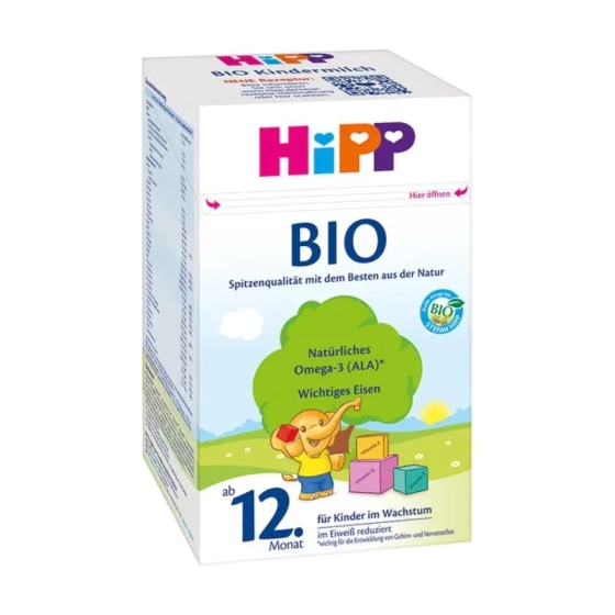 HiPP 3 BIO 12м+ адаптирано мляко за кърмачета 600гр /2008/