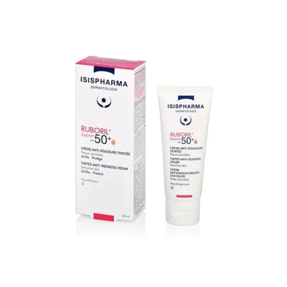 Ruboril Expert 50+ Оцветен крем за лице против розацея SPF50+ x40 мл