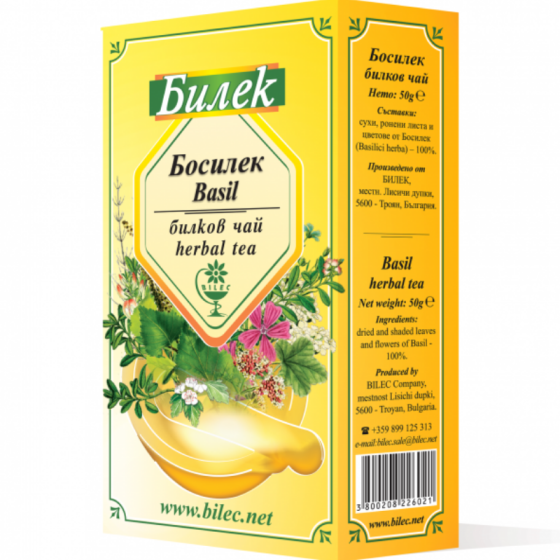 Билек Чай Босилек стрък 50 гр