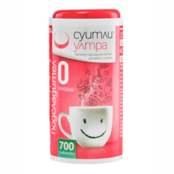 Суитли Ултра захарин 700 таблетки
