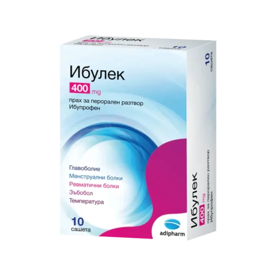 Ибулек при простуда 400 мг x10 сашета Adipharm