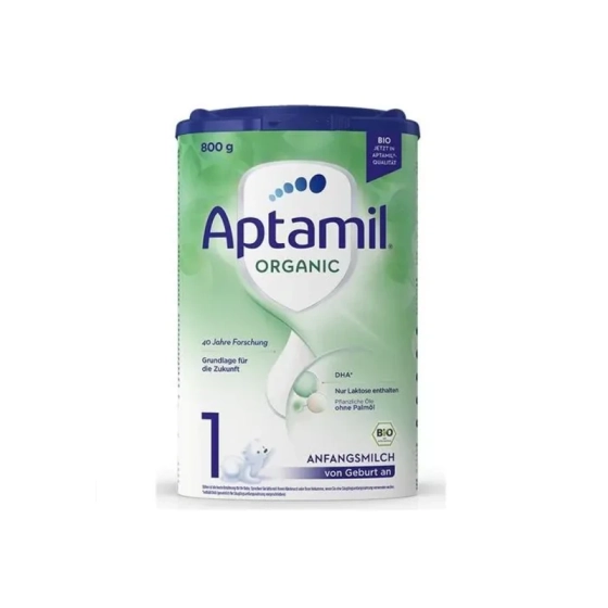 Aptamil Organic 1 Био мляко за кърмачета 0-6M 800 гр