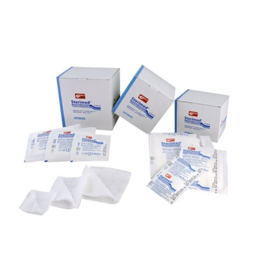 Стерилни марлени компреси 5/5 см 8 дипли х 3 Medica