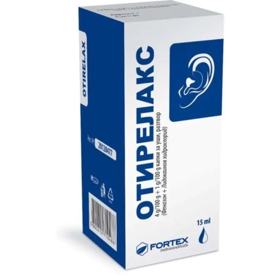 Отирелакс солуцио при възпаление на ушите 15мл