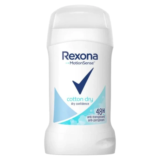 Rexona cotton dry стик против изпотяване за жени 40мл