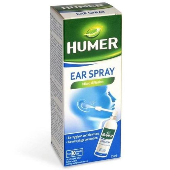 Хюмер спрей за почистване на ушите 75мл
