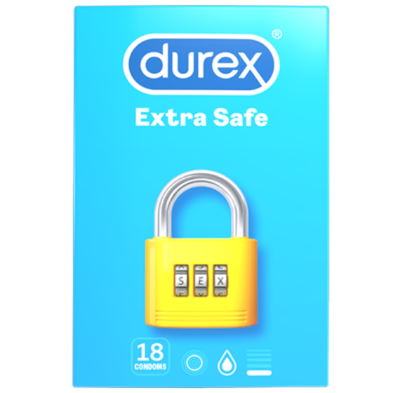 Презервативи durex extra safe x18