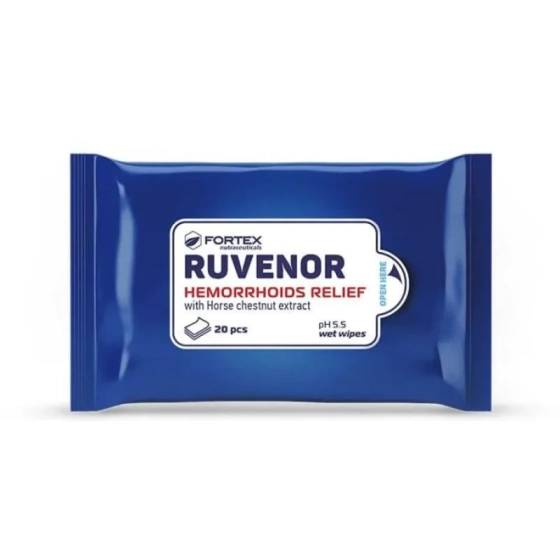 Рувенор мокри кърпи при хемороиди х 20