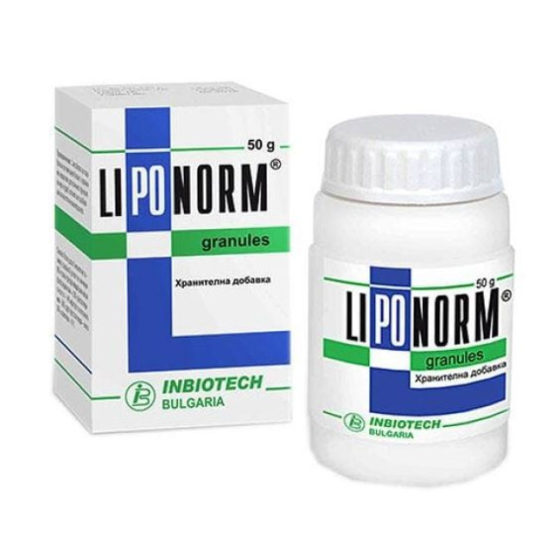 Липонорм гранули  за понижаване на холестерола  50гр
