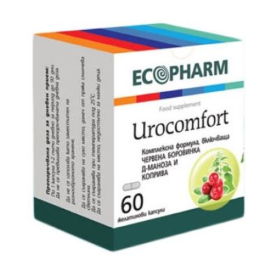 Урокомфорт капсули при цистит х60 Ecopharm