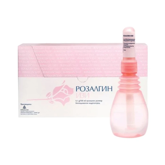 Розалгин изи солуцио за вагинални промивки 0.1г/100мл 140мл х5