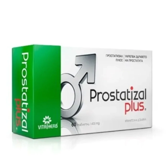 Простатизал плюс таблетки за укрепване здравето на простата  400мг х60