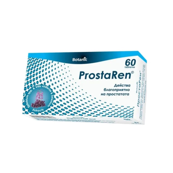 Простарен таблетки грижа за простатата х60 Botanic