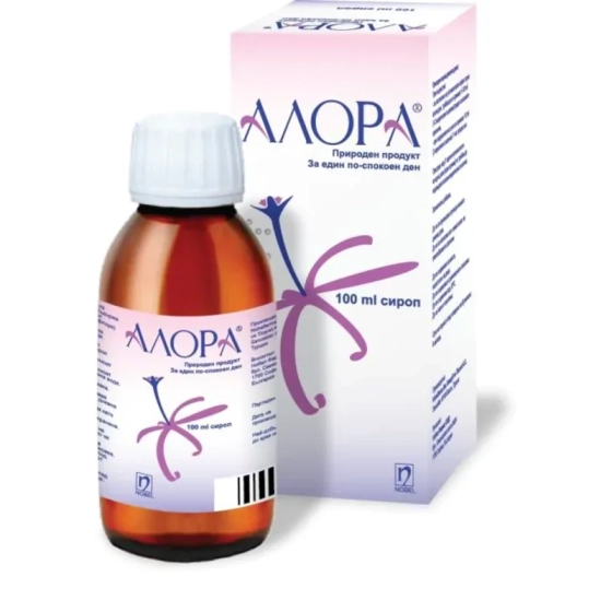 Алора сироп при стрес и безсъние 100 мл Nobel Pharma