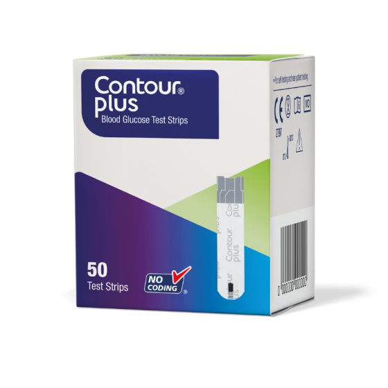 Тест ленти за кръвна захар Contour Plus х50