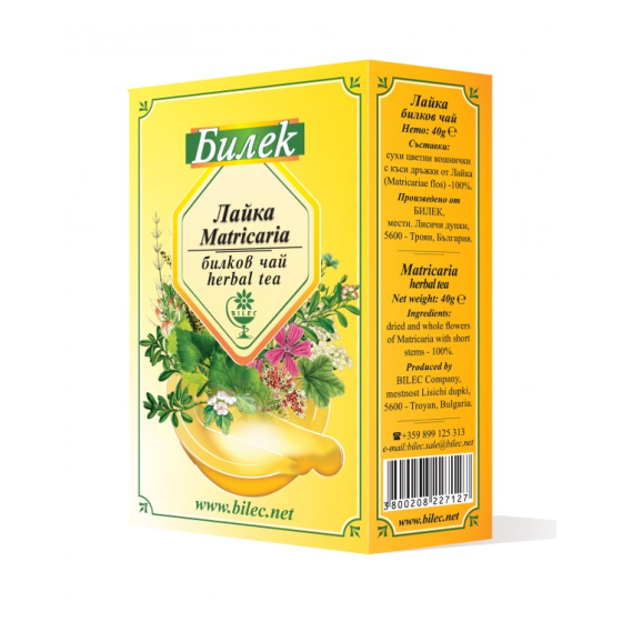 Чай лайка цвят 40гр-пакет билек